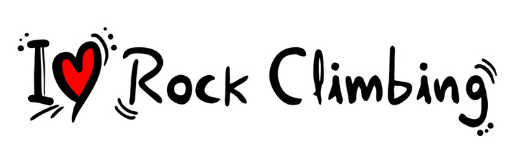 Rock Climbing love