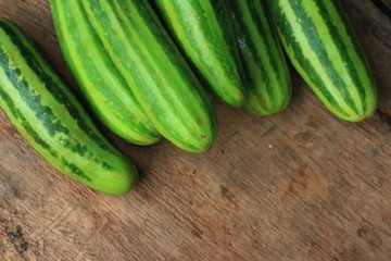 Vegetables fresh cucumber
