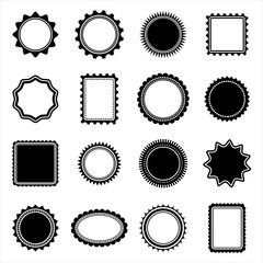 Stamp and Frame shapes  © Giraphics