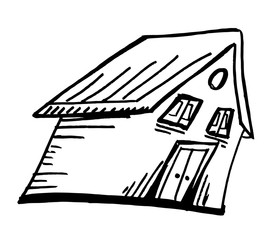 house illustration