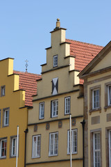 Fototapeta na wymiar Ein Giebelhaus in Osnabrück