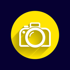 photo camera icon vector symbol photography vibrant 