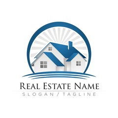 Property Real Estate logo icon vector
