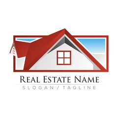 Property Real Estate logo icon vector