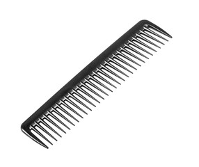 Black comb isolated on white background