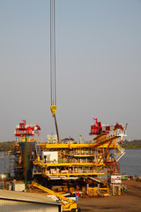 Drilling Platform under Contruction