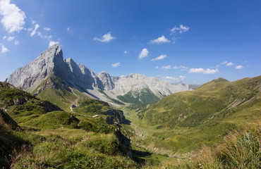 Carnic Alps View From Geo Trail Wolayersee In Lesachtal