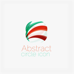 Abstract symmetric geometric shapes, business icon