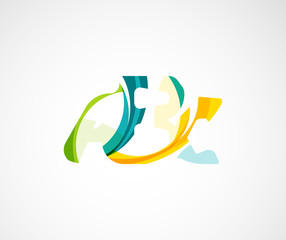 Abc company logo. Vector illustration.