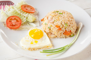 Thai fried rice with Fried egg