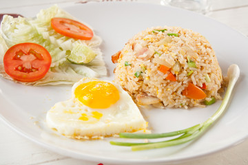 Thai fried rice with Fried egg