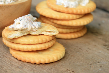 tasty tuna crackers