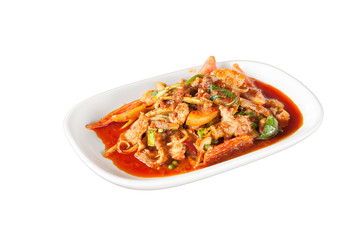 Stir-fried of Spicy Pork