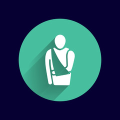 Medical Flat Icon. Vector Pictogram. EPS 10