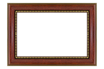 Antique Picture Frames on white isolated