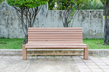 Bench wood,Chair in the garden