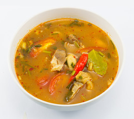 Hot and Spicy Soup with Pork Ribs