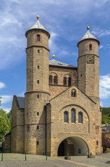 Fototapeta na wymiar St. Chrysanthus and Daria Church, Bad Munstereifel, Germany