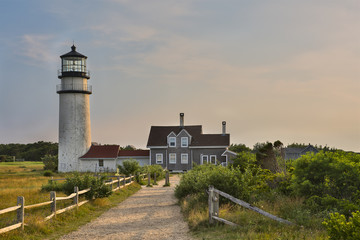 Fototapeta na wymiar Truro lighthouse