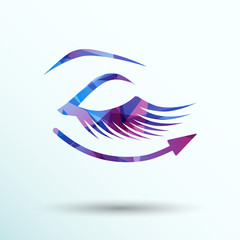 eyelashes eye icon clip isolated human soft mysterious 