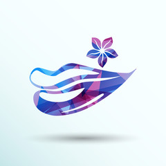 Vector lipstick kisses lips gloss icon 