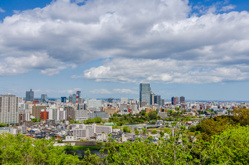 Fototapeta premium Sendai's cityscape - Japan