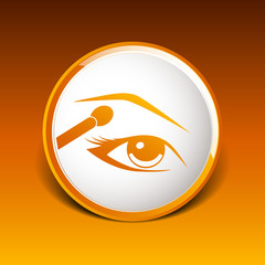 vector with beautiful female eyes different makeup