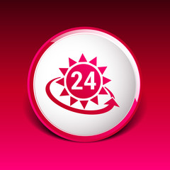 clock sun vector illustration day icon