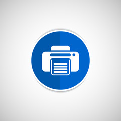fax icon vector design printer document print 