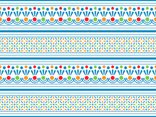 Tribal Seamless Pattern. Ethnic Vector Background