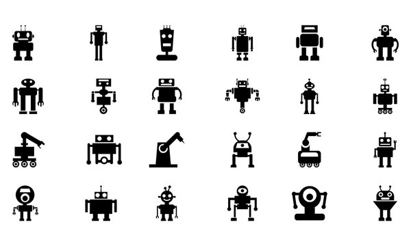 Imágenes de "Robot Symbol": descubre bancos de fotos, ilustraciones,  vectores y vídeos de 10 | Adobe Stock