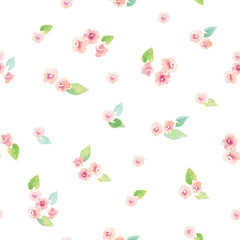 Watercolor floral pattern - 89159546