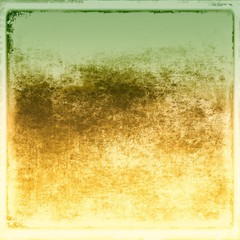 Grunge green and yellow abstract background