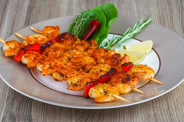 Prawn skewer