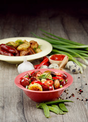 New roasted baked potato