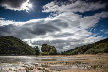 Niedrigwasser Rhein