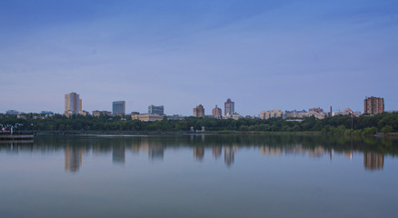 Naklejka premium park Scherbakova w Doniecku