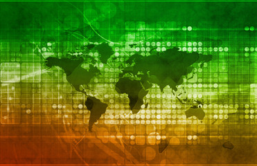 Obraz premium Technology Network