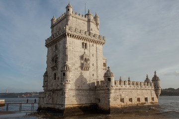 Fototapeta na wymiar Belem Tower in Lisnon, Portugal