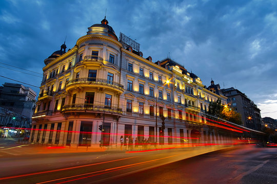 Bucharest at Sunset