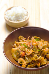 Thai Spicy pork salad