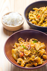 Thai Spicy pork salad