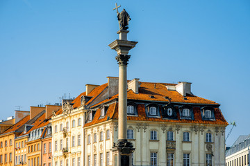 Fototapeta na wymiar Sigismund's column in Warsaw