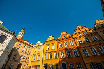 Historical buildings in the Warsaw