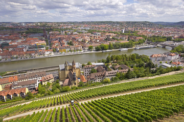 Fototapeta na wymiar Historic City of Wuerzburg
