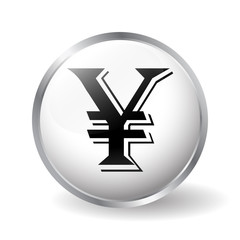 Obraz premium Yuan icon vector
