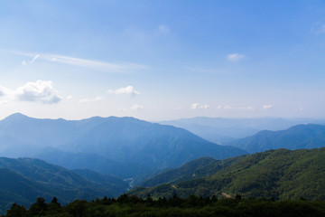 Fototapeta premium 高知県 四国カルスト 天狗高原の風景