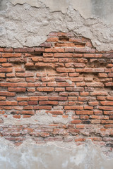 Old brick wall.Vintage tone.