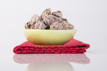 Salted Plum Tamarind Food Snack on a Background