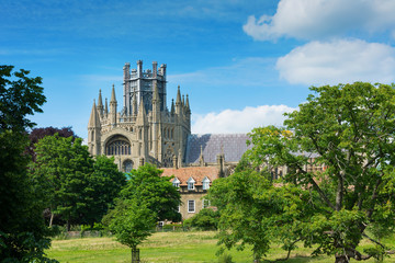 Fototapeta na wymiar Ely cathedral Cambridgeshire England